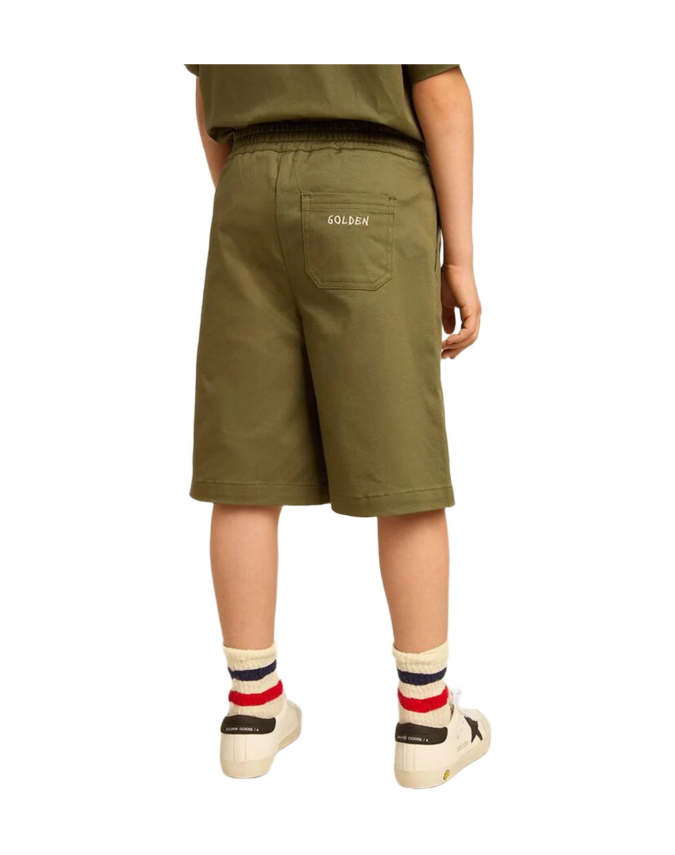 Kids | Olive Green Bermuda | Ivy Green - Image 5