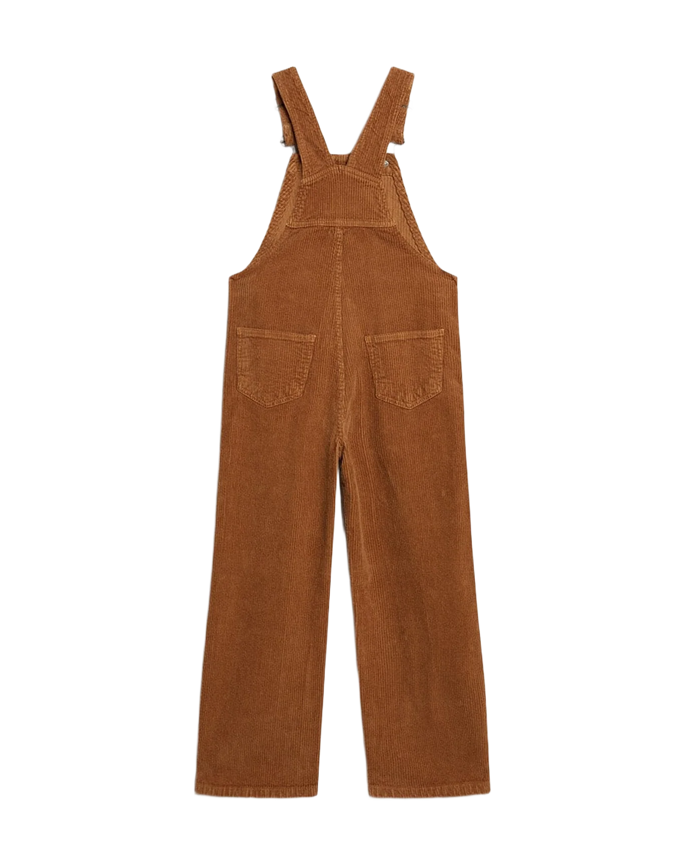 Kids | Overalls Bark-Colored Velvet-Effect Cotton | Cartouche - Image 2