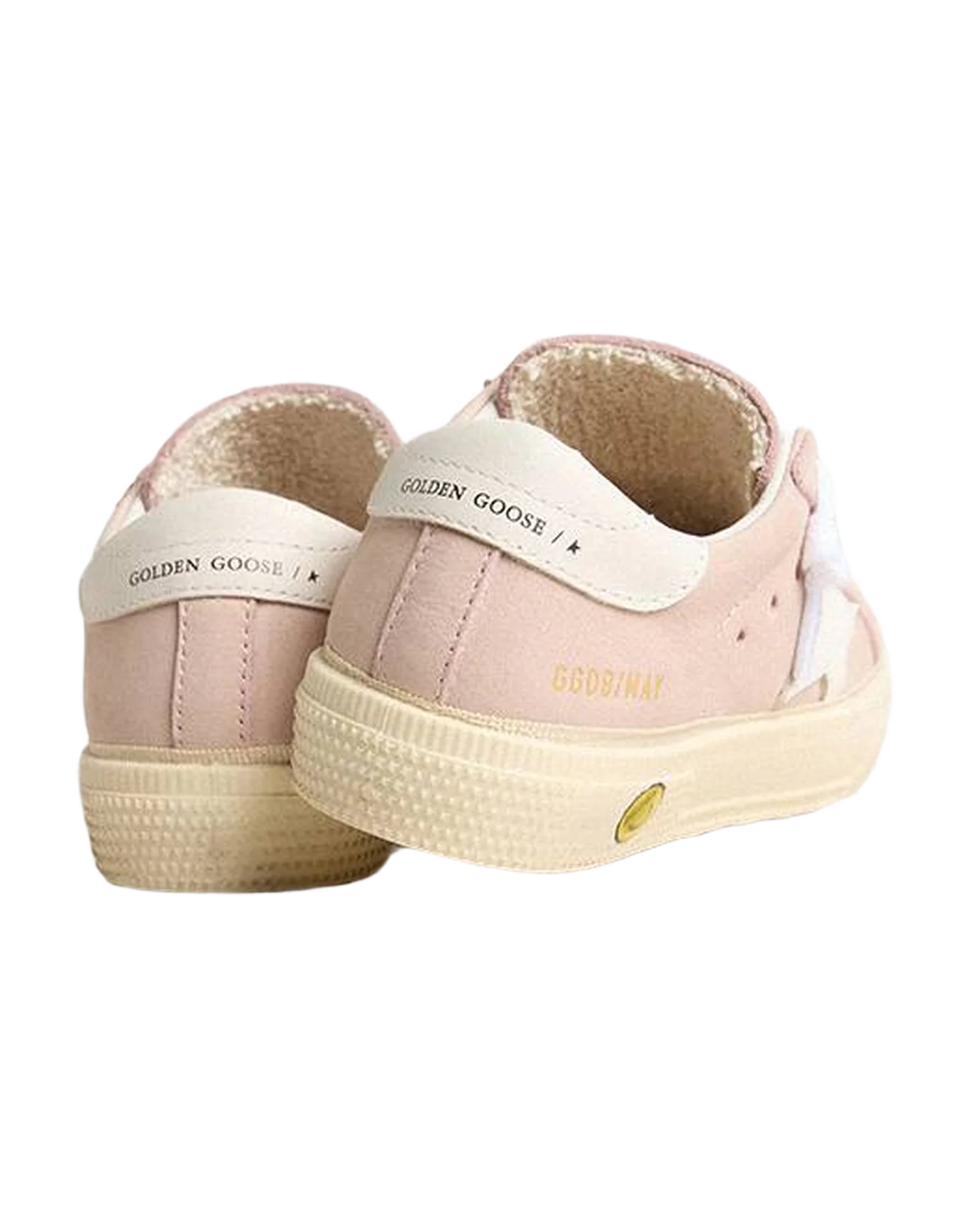 Kids | Pink Young May with White Star & Heel Tab | Light Pink x White - Image 4