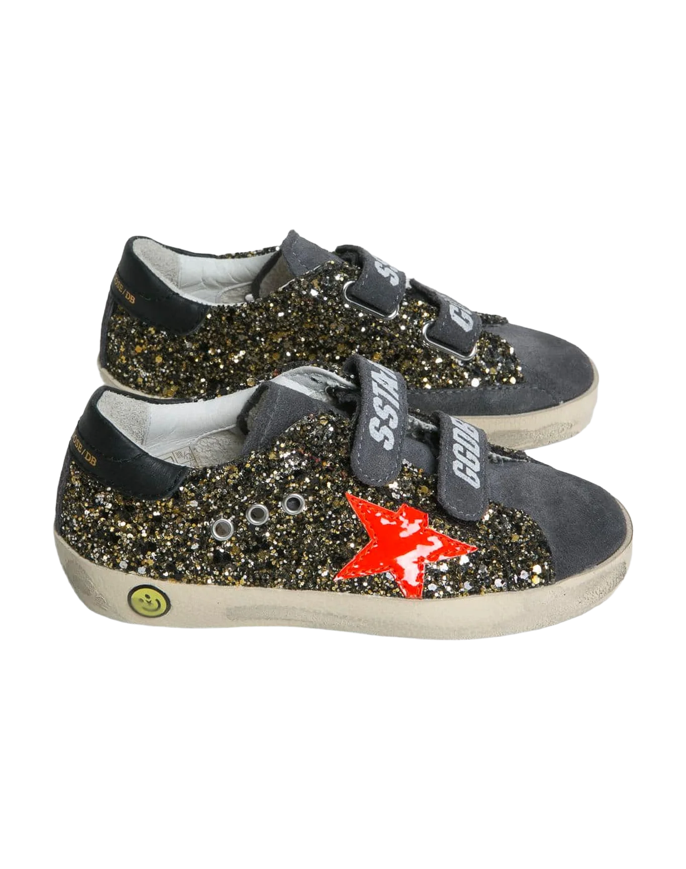 Kids | Sneakers Old School Black Gold Glitter-Fluo - Image 2
