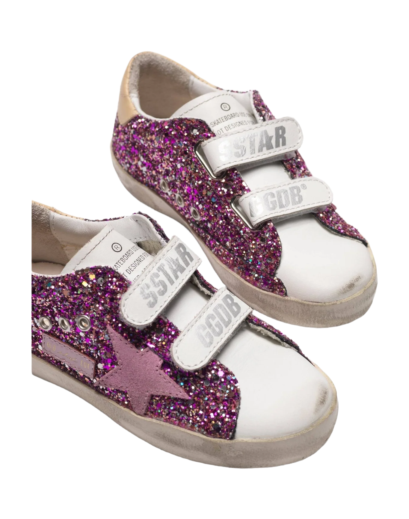 Kids | Sneakers Old School Multi Glitter-Pink Star