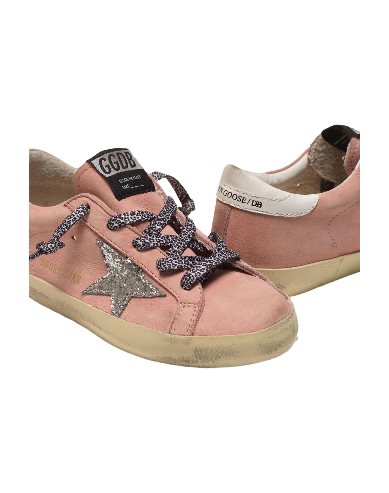 Kids | Super-Star Sneakers Nubuck with Glitter Star - Image 2