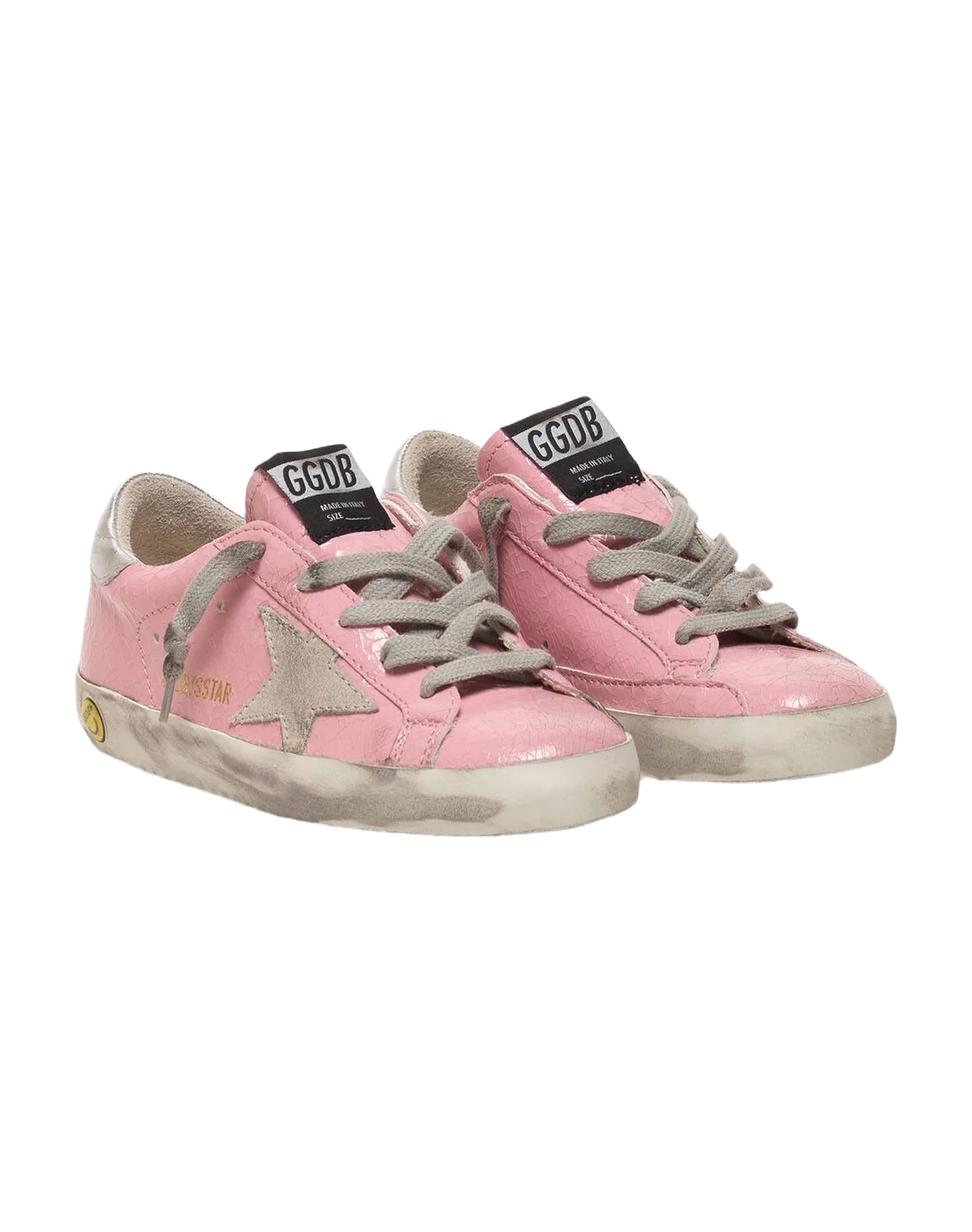 Kids | Superstar Sneakers Crackle Patent Leather - Image 2
