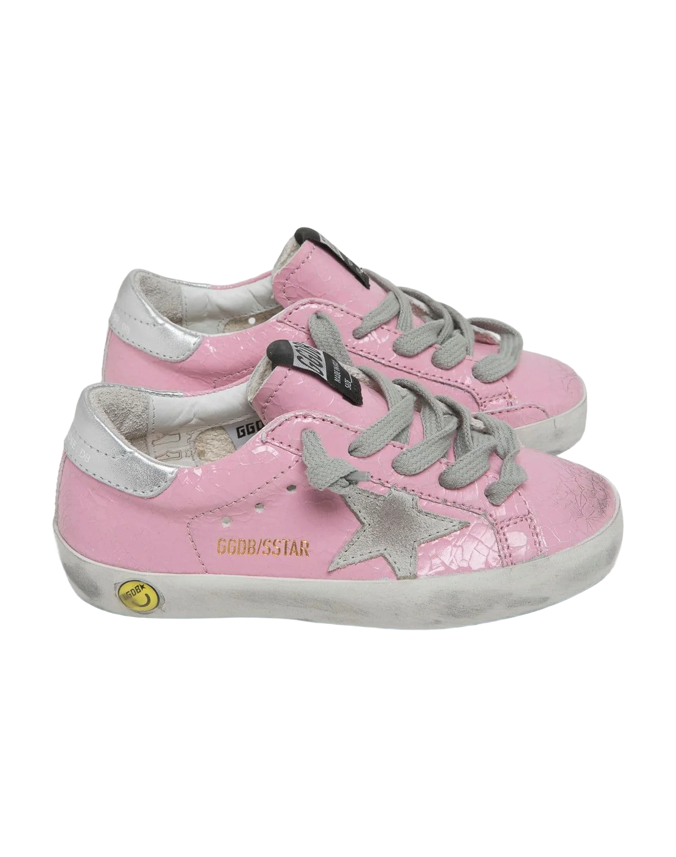 Kids | Superstar Sneakers Crackle Patent Leather - Image 3