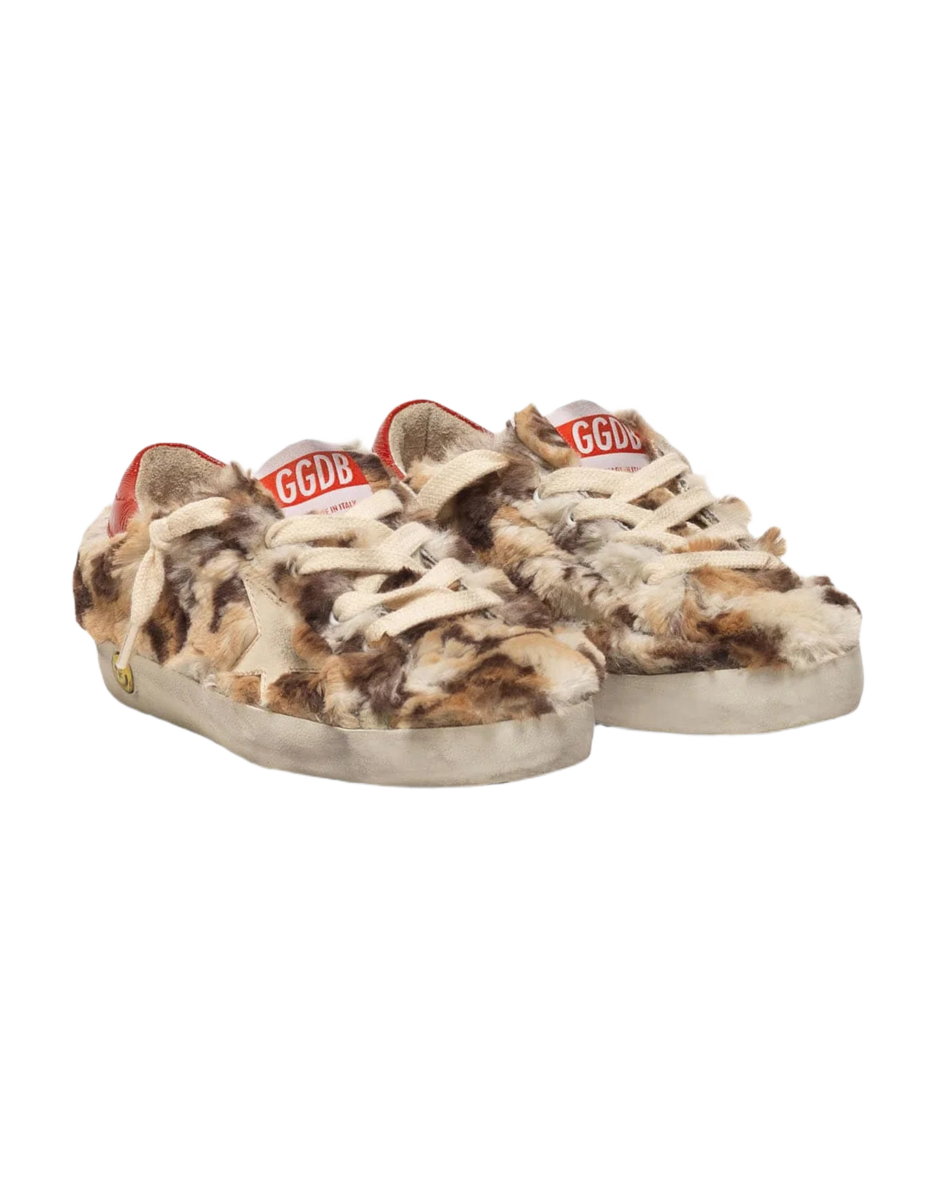 Kids | Superstar Sneakers Shearling with Leather Star - Image 4