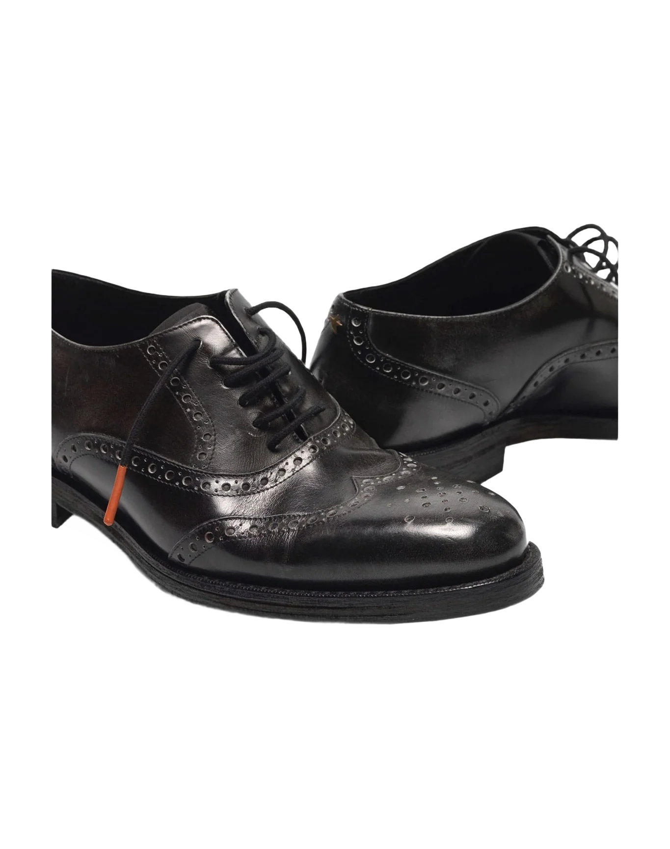 Men | Ball Shoes Made Of Leather with Brogue On The Toe