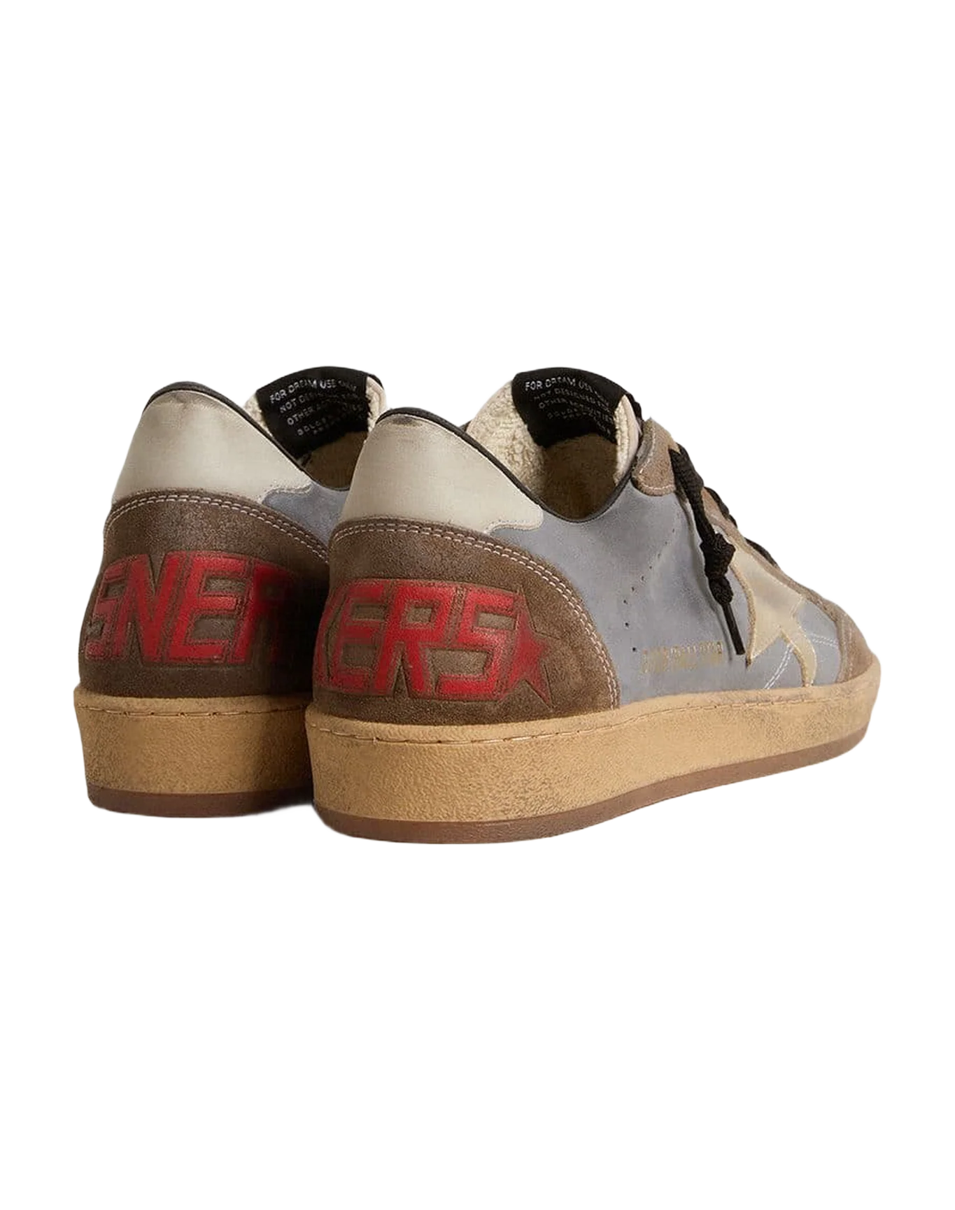 Men | Ball Star Nubuck & Suede with Gold Metallic Star | Denim Blue x Green x Beige x Platinum x White - Image 5