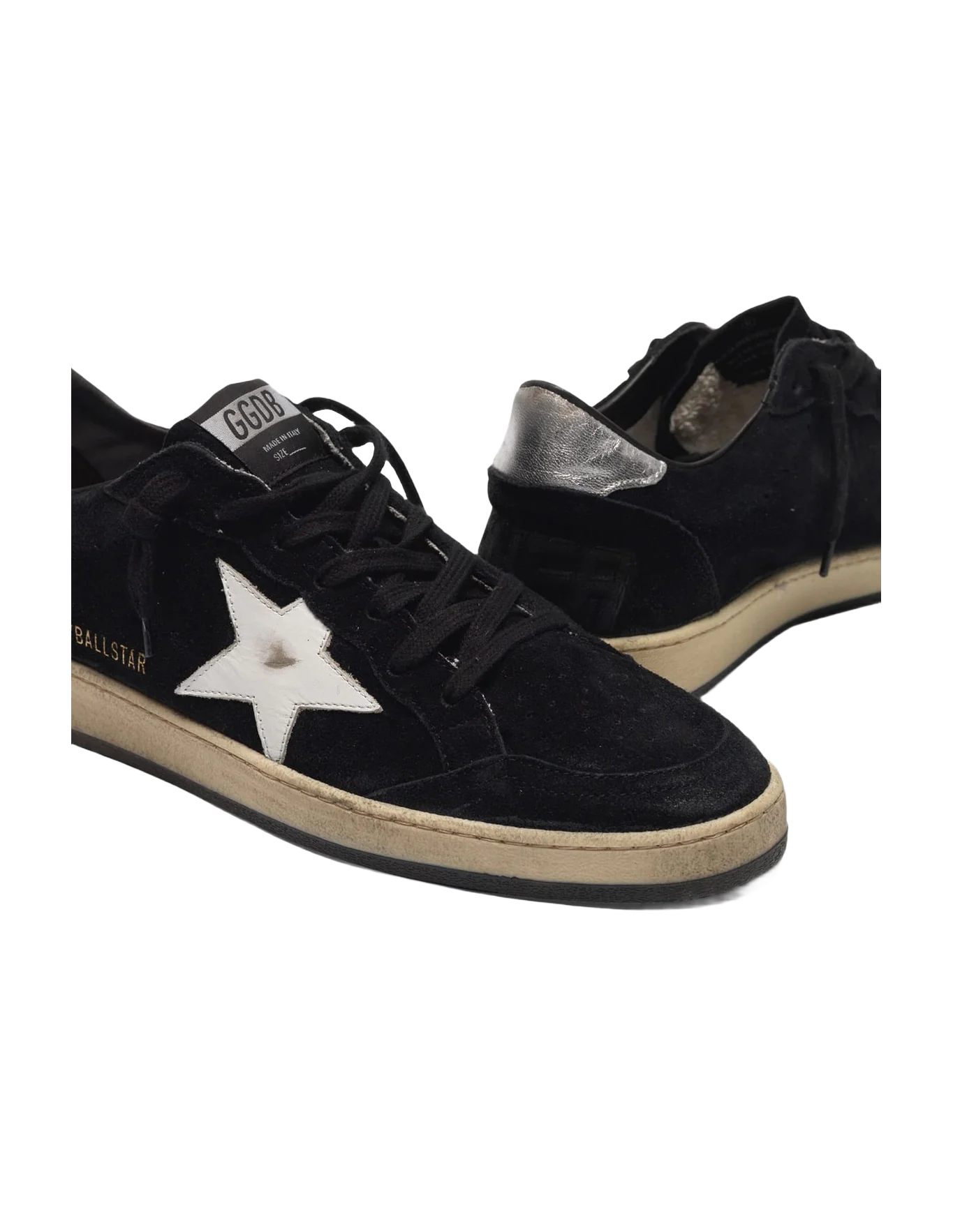 Men | Ball Star Sneakers Suede with Contrasting Star & Metal Heel Tab - Image 3