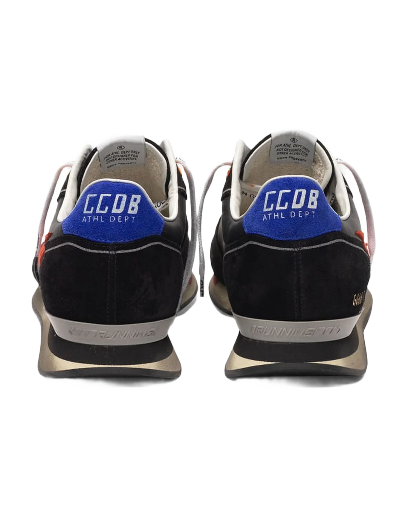 Men | Black Running Sneakers with Red Star - Image 6