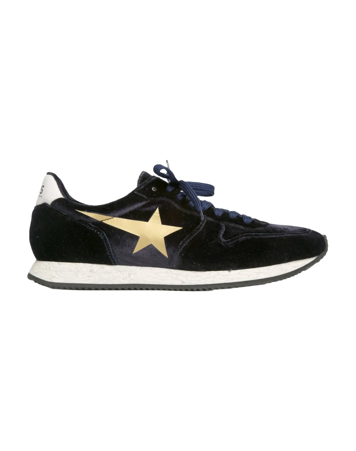 Men | Black Sneakers with Golden Star