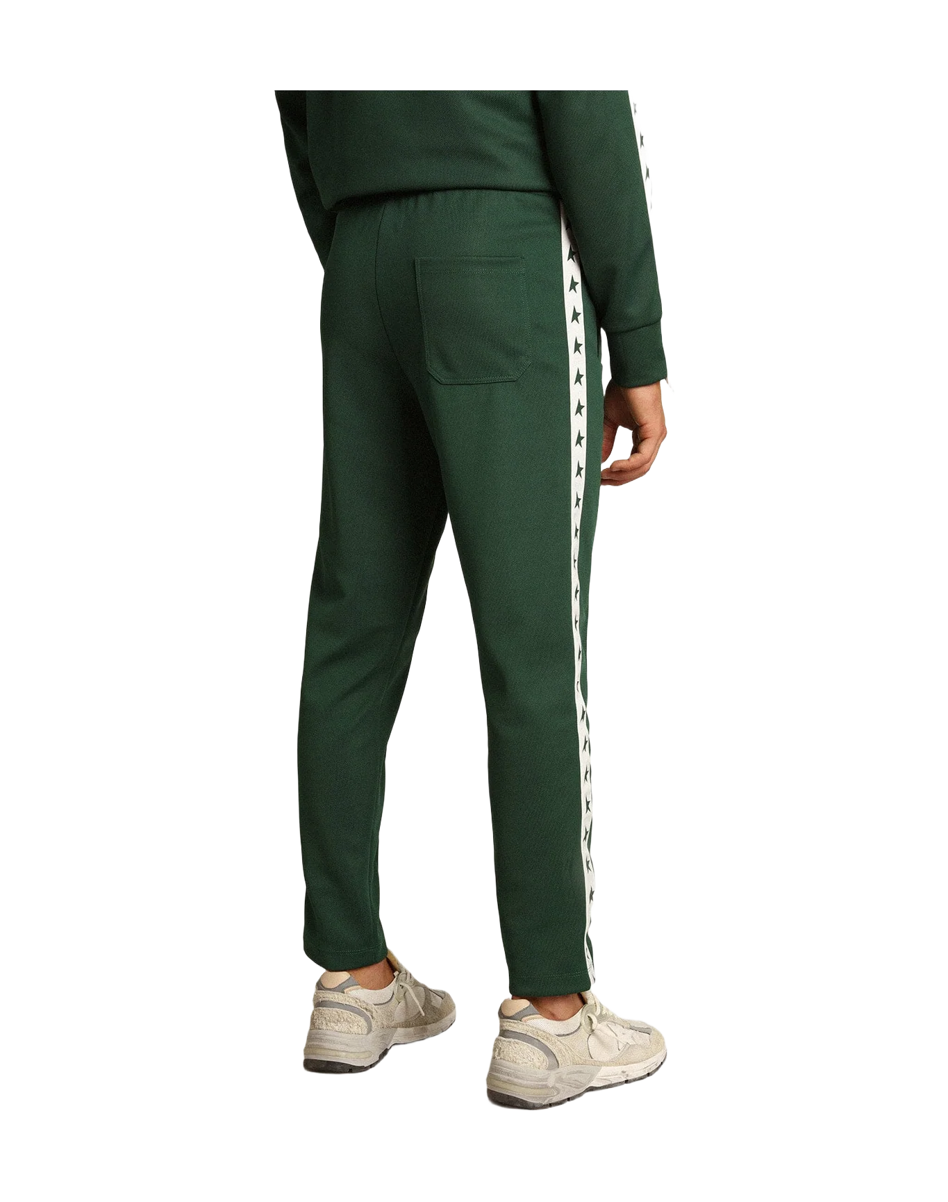 Men | Bright Green Joggers | Bright Green x White - Image 5