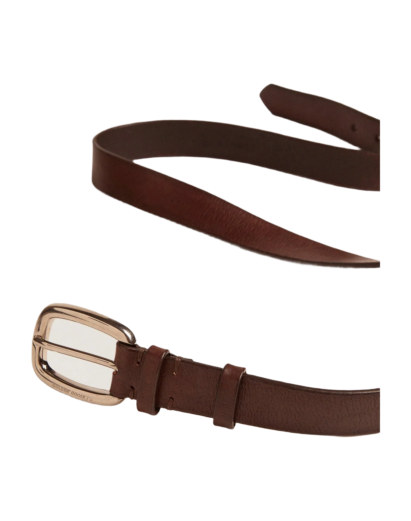 Men | Brown Houston Belt Washed Leather | Testa Di Moro - Image 3