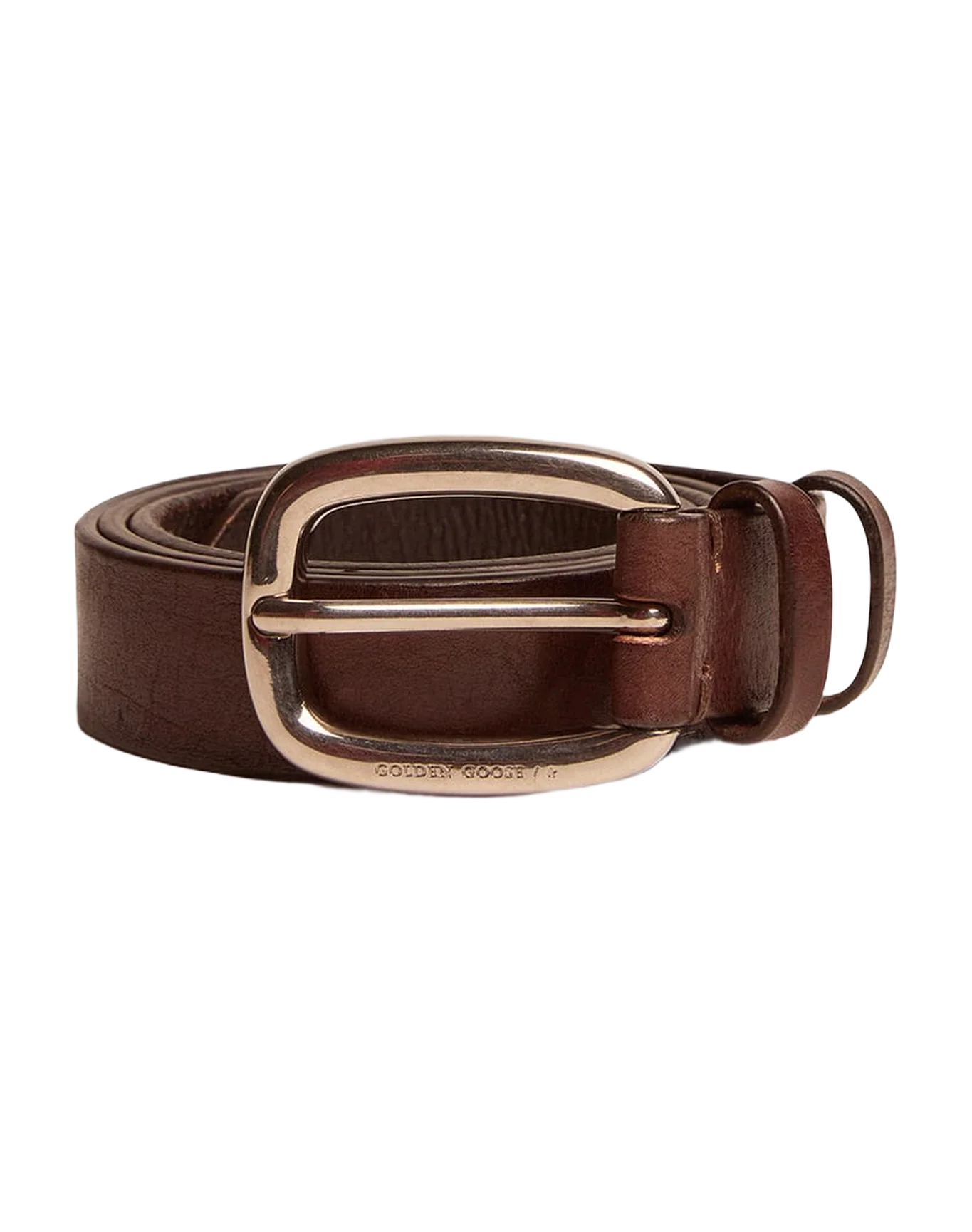 Men | Brown Houston Belt Washed Leather | Testa Di Moro - Image 5
