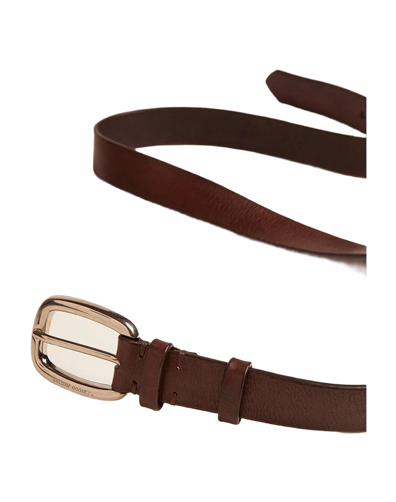 Men | Brown Houston Belt Washed Leather | Testa Di Moro - Image 6