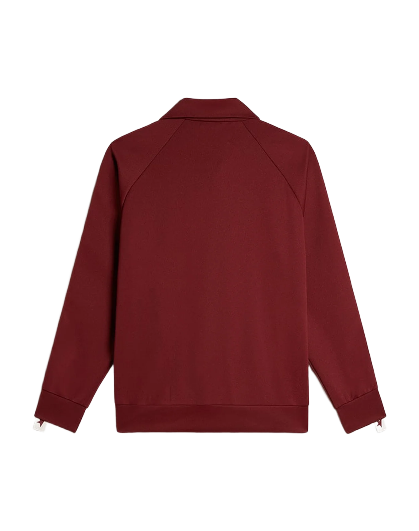 Men | Burgundy Zipped Sweatshirt with White Strip & Contrasting Stars | Windsor Wine x White - Image 9