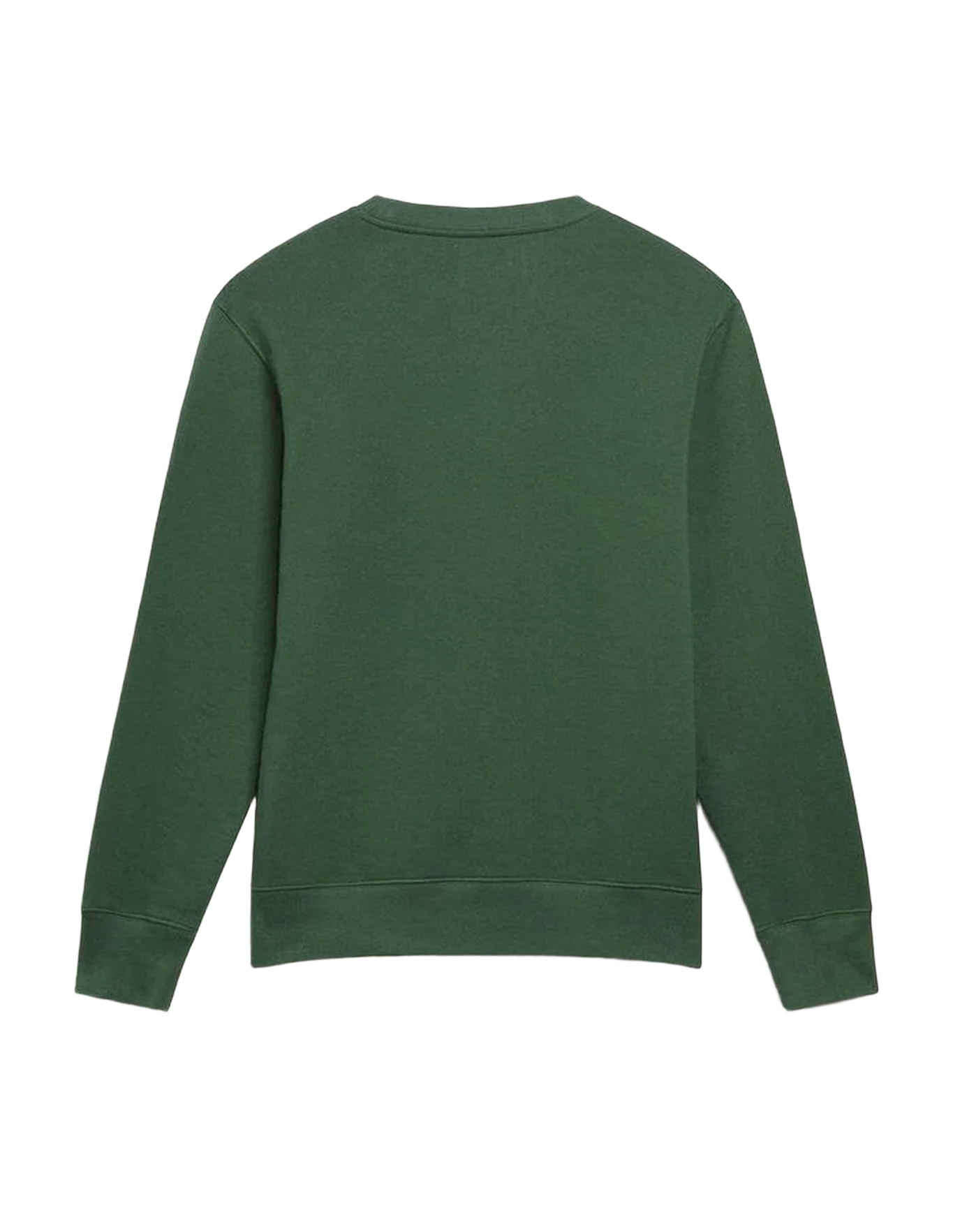 Men | Dark Green Star Collection Sweatshirt with White Star On Front | Bright Green x White - Image 4