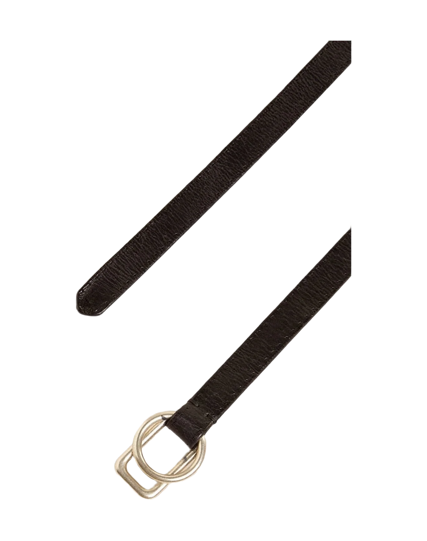 Men | Double Ring Belt Black