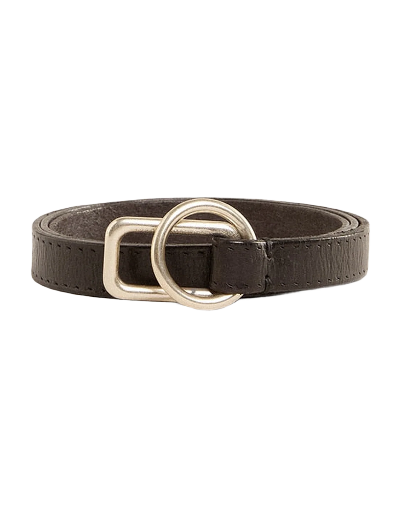 Men | Double Ring Belt Black - Image 4