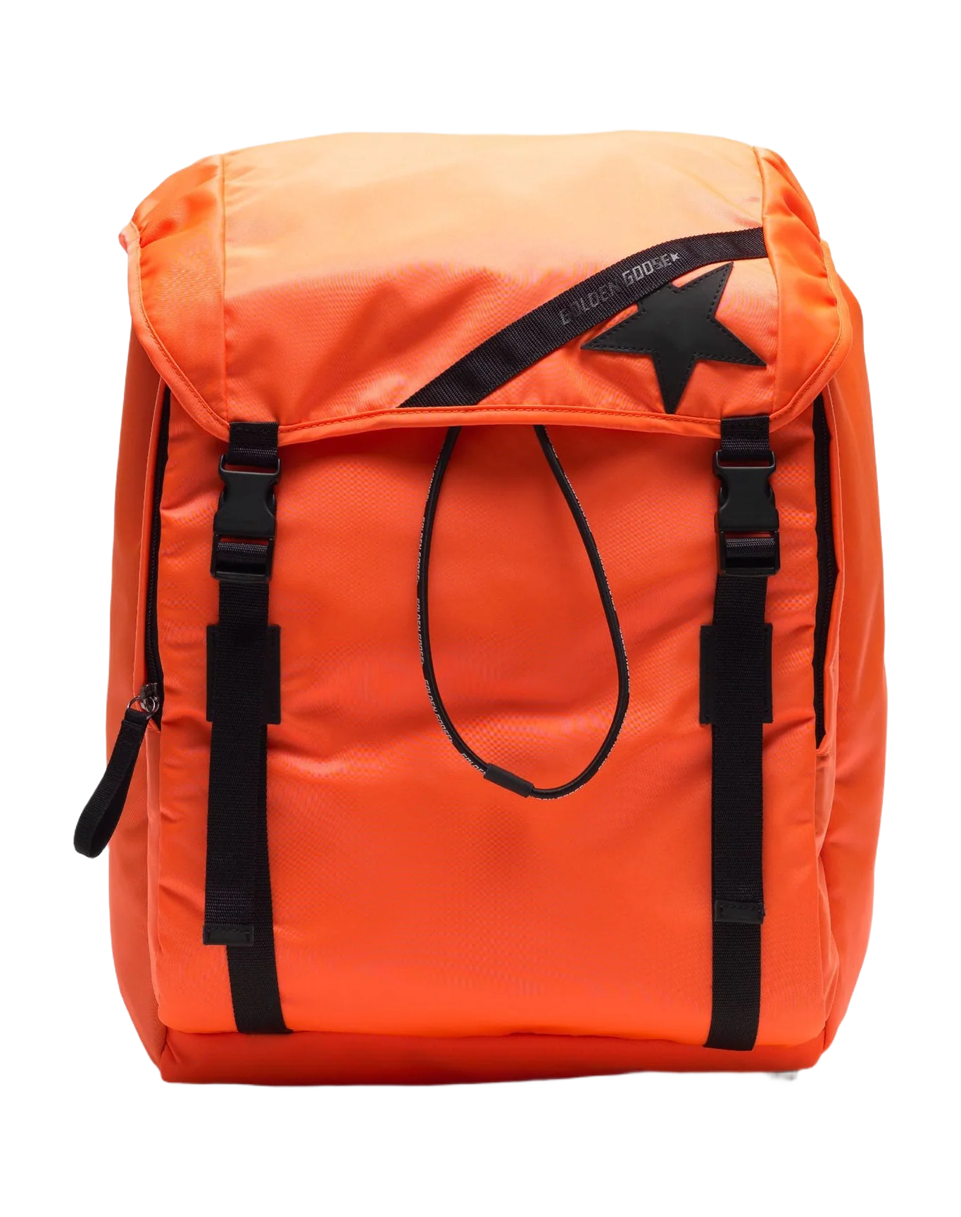 Men | Fluorescent Orange Nylon Journey Backpack - Image 3