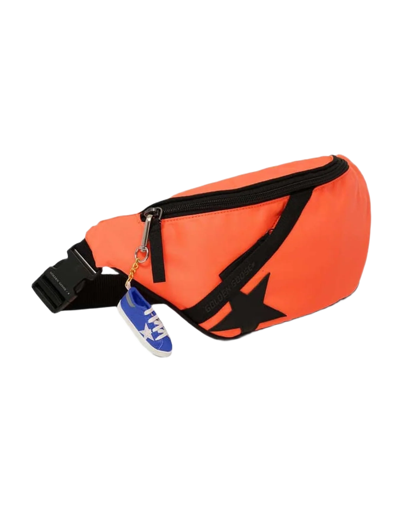 Men | Fluorescent Orange Nylon Journey Belt Bag