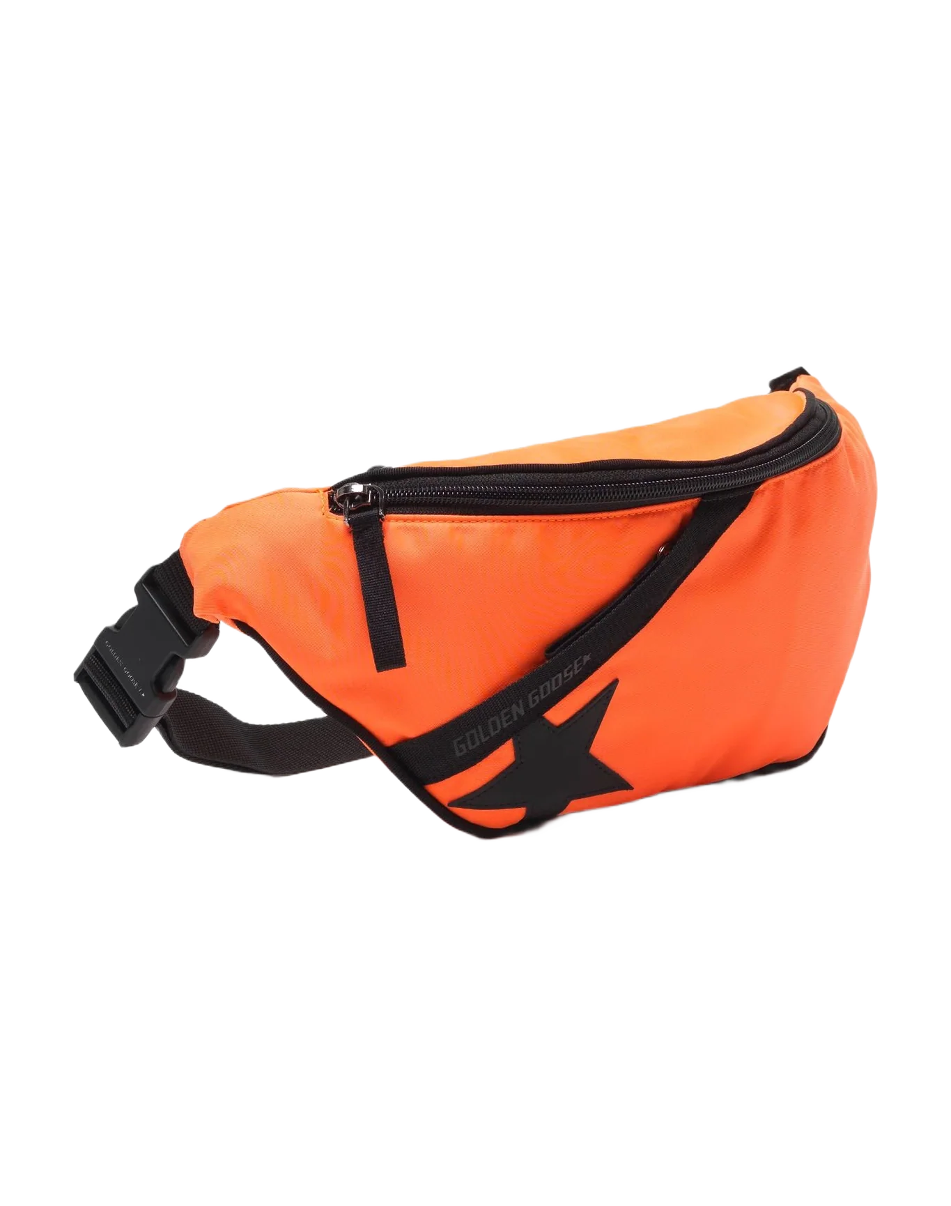 Men | Fluorescent Orange Nylon Journey Belt Bag - Image 6