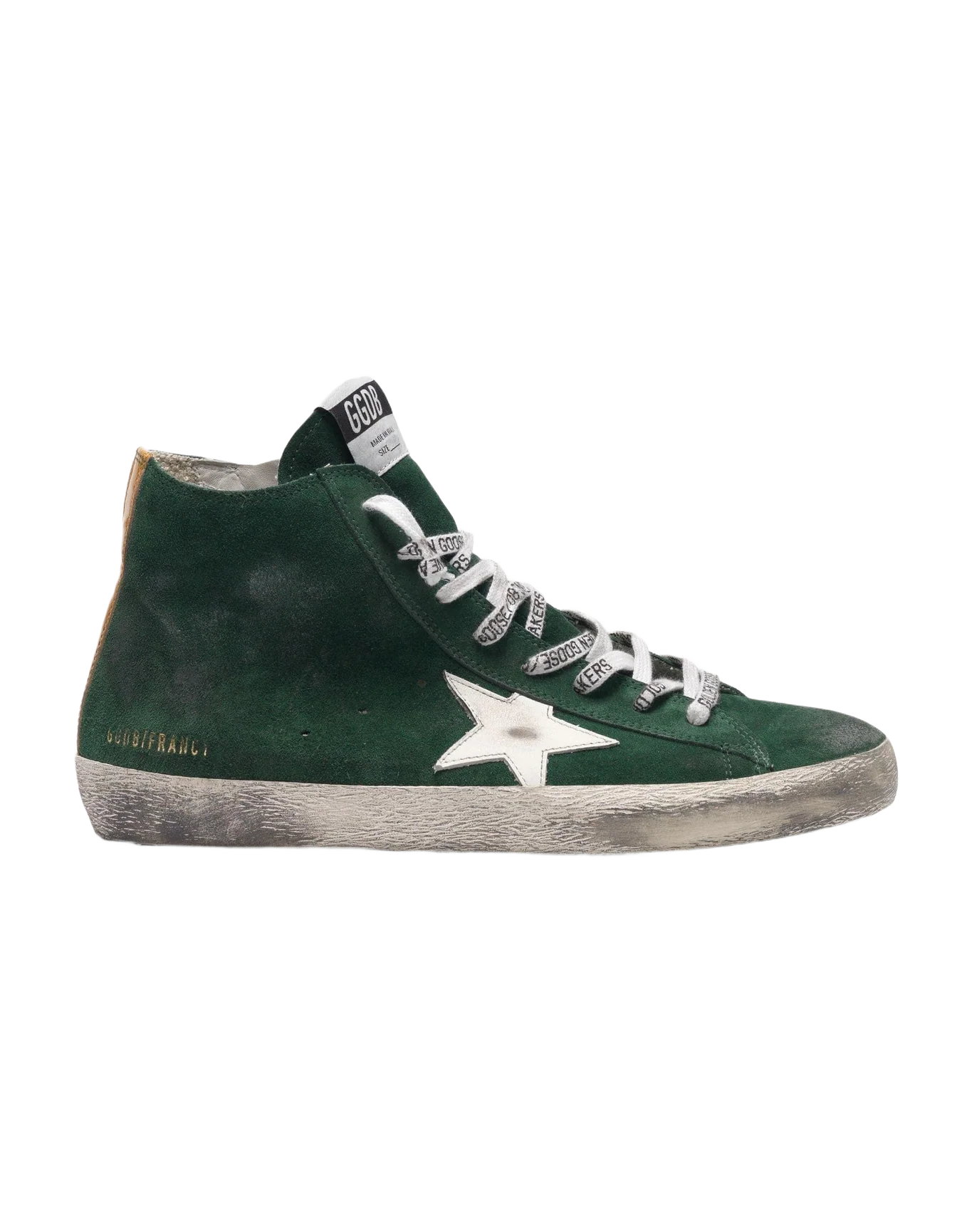 Men | Francy Sneakers Green Suede with White Star - Image 6