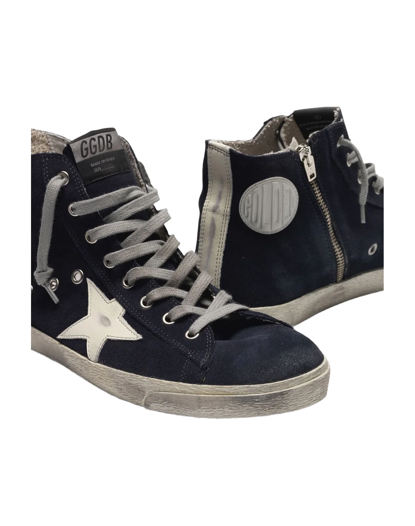 Men | Francy Sneakers Leather with Leather Star & Heel Tab - Image 2