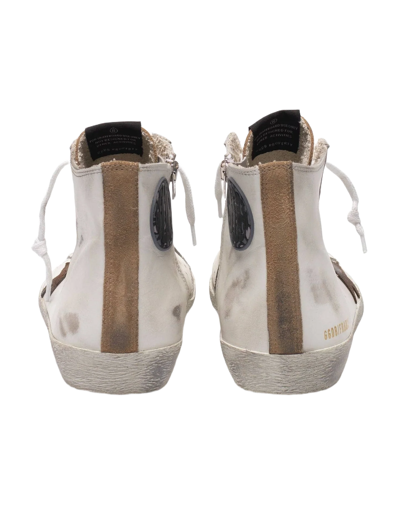 Men | Francy Sneakers Nude Suede & White Leather with Contrast Star - Image 4