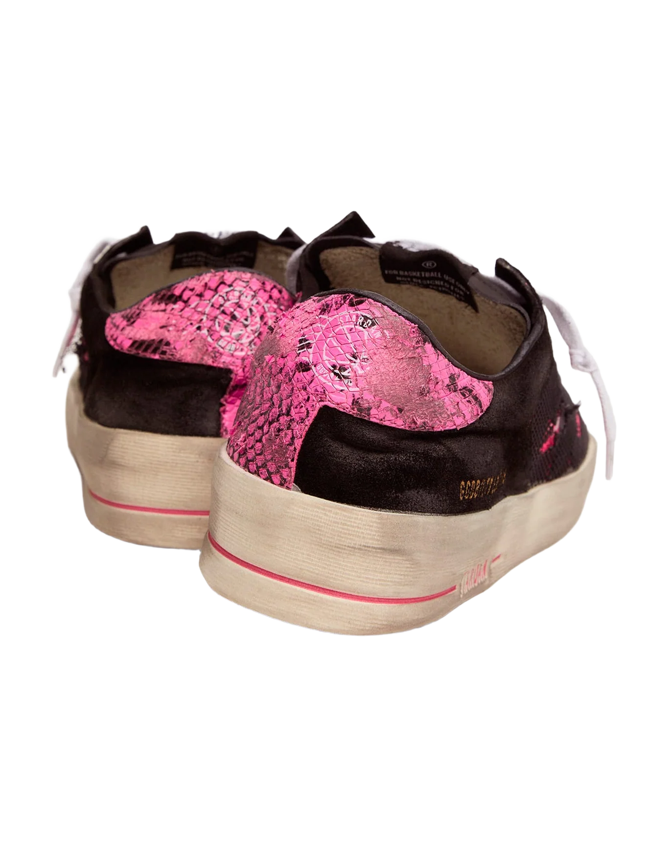 Men | Fuchsia & Black Limited Edition Lab Stardan Sneakers | Black x Pink Fluo - Image 5