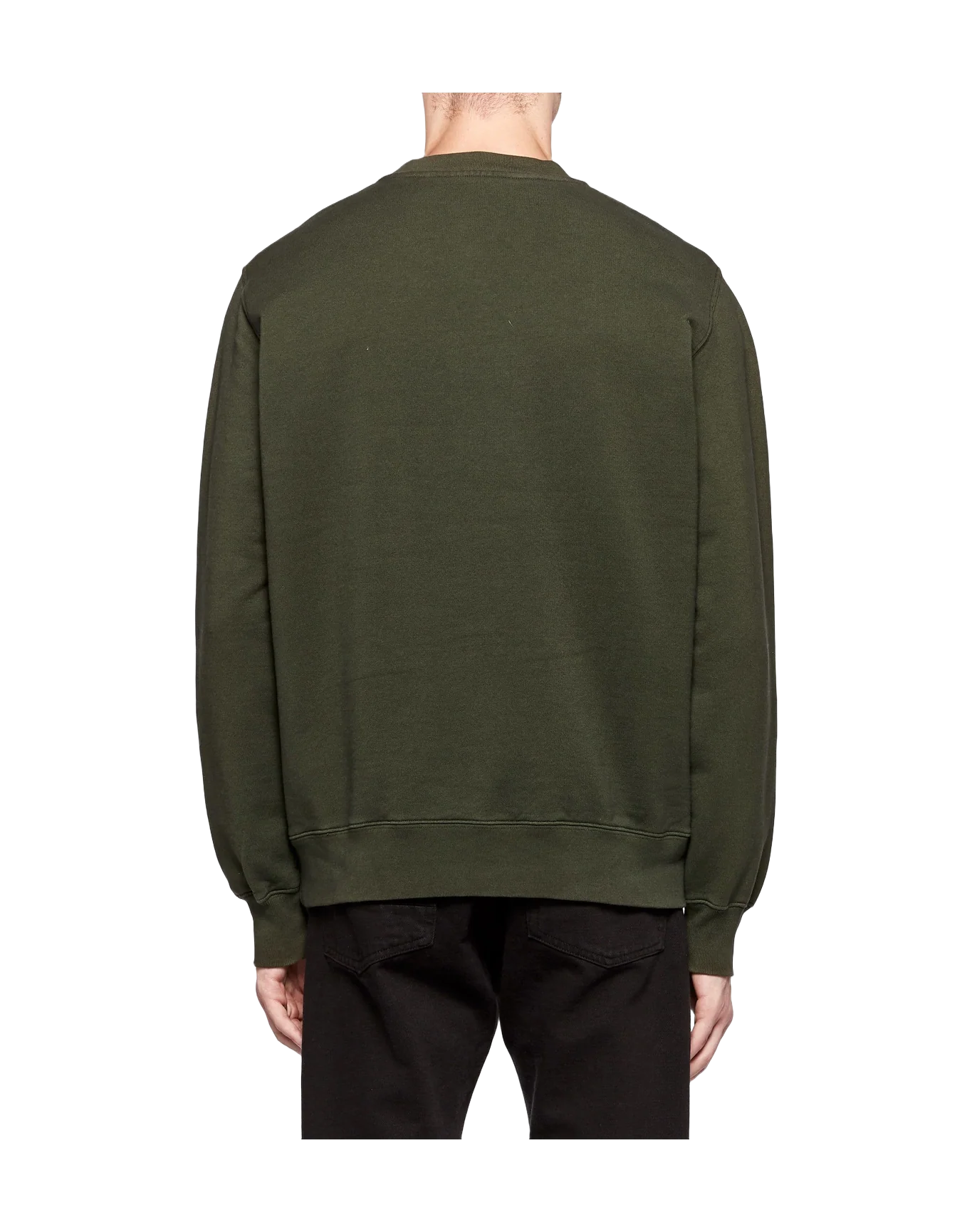Men | Green Golden Sweatshirt with Contrasting Golden Logo - Image 6