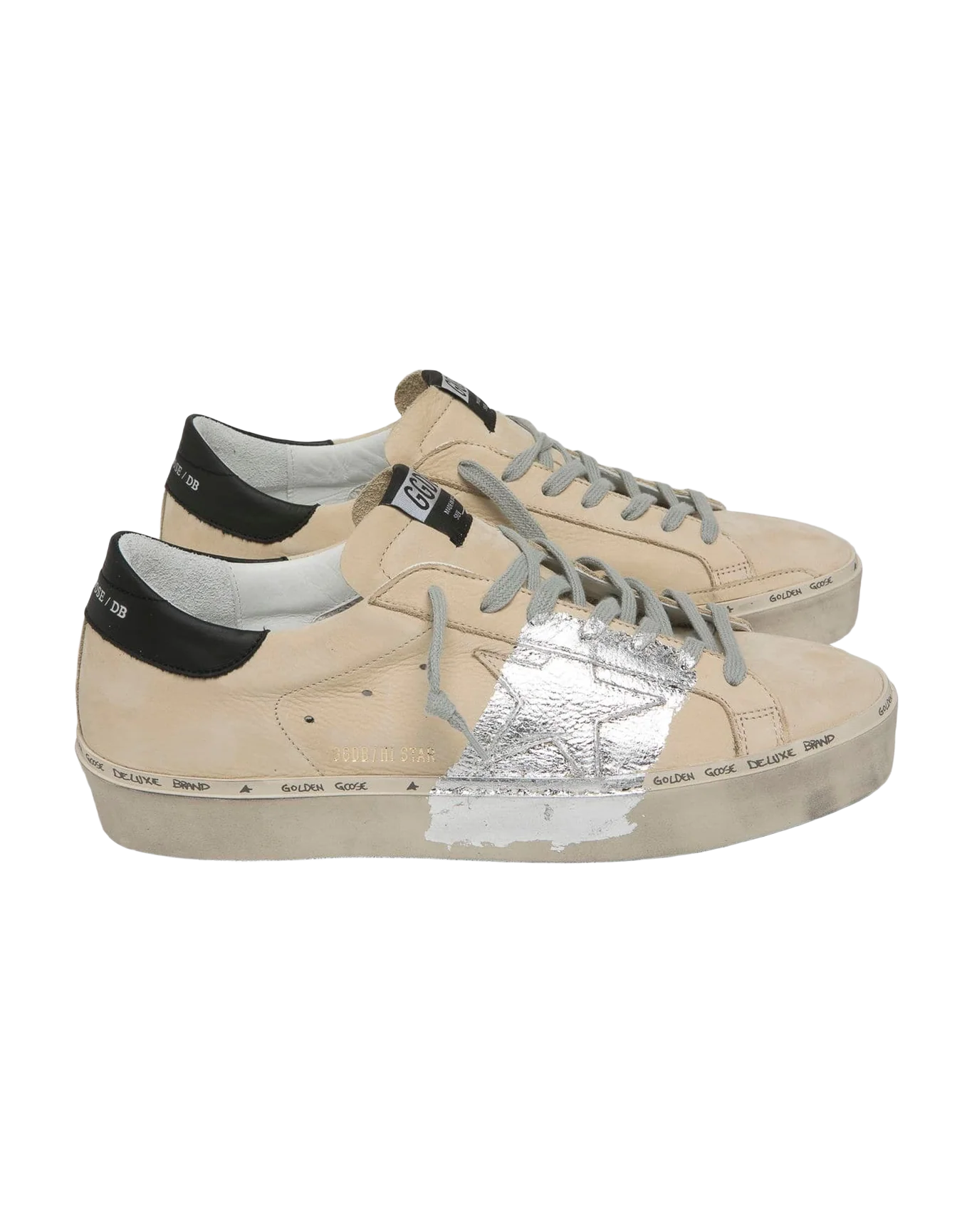 Men | Hi Star Sneakers Nubuck & Silver Leaf Strap (V1) - Image 4