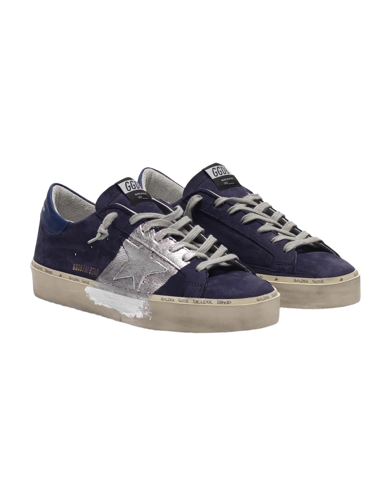 Men | Hi Star Sneakers Nubuck & Silver Leaf Strap (V2) - Image 5