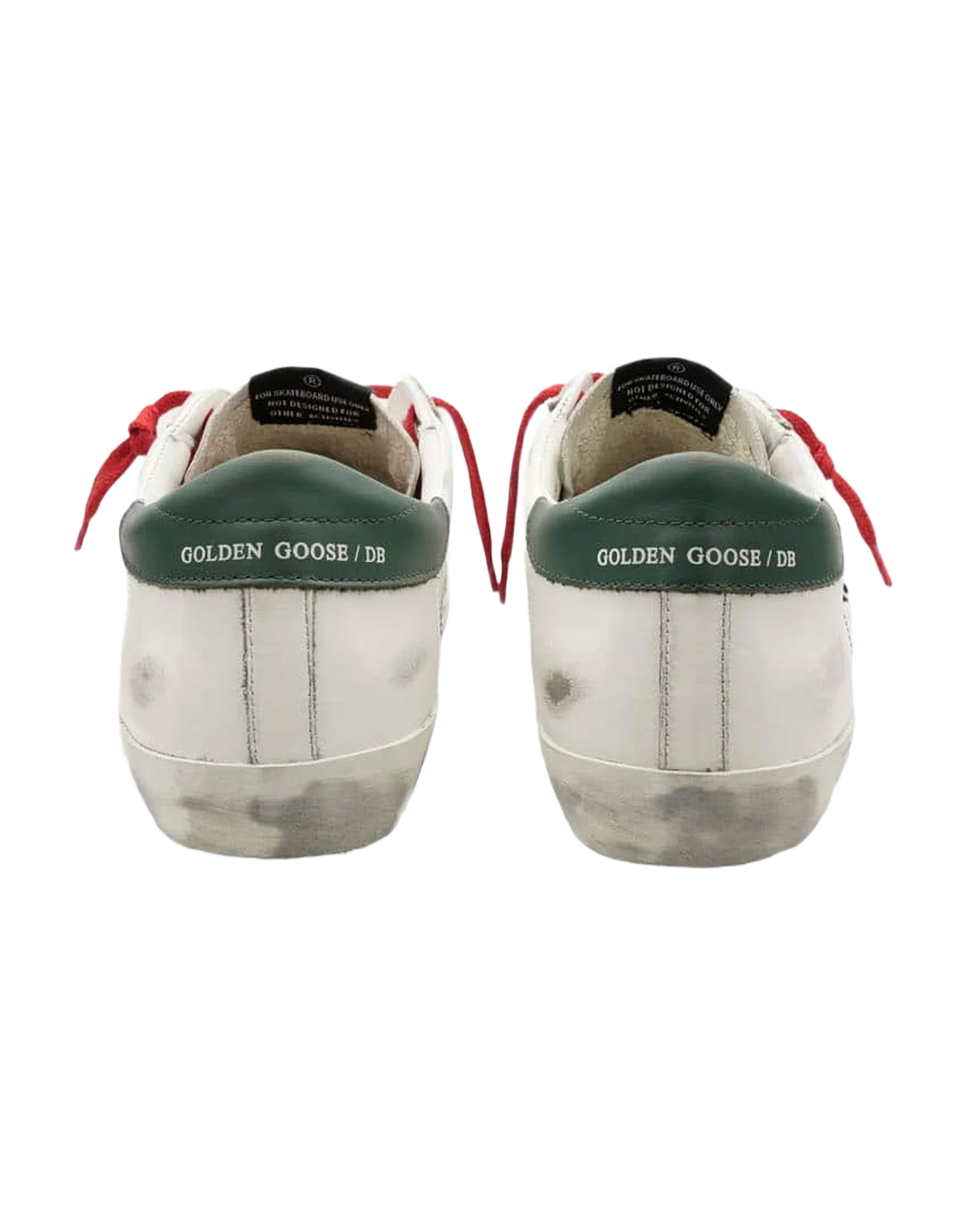 Men | Leather Super-Star Sneakers with The Words "For Skaters Only" - Image 3