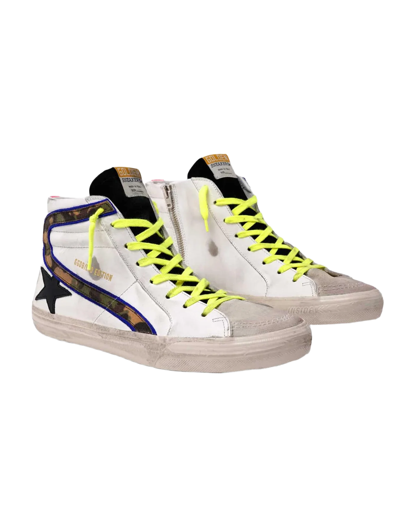 Men | Ltd Slide Sneakers with Camouflage Flash & Fluorescent Laces - Image 3