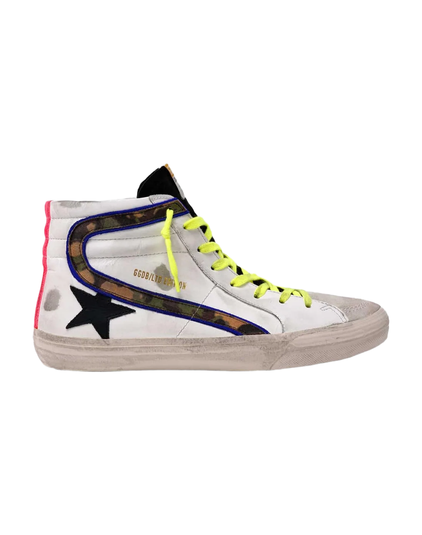 Men | Ltd Slide Sneakers with Camouflage Flash & Fluorescent Laces - Image 5