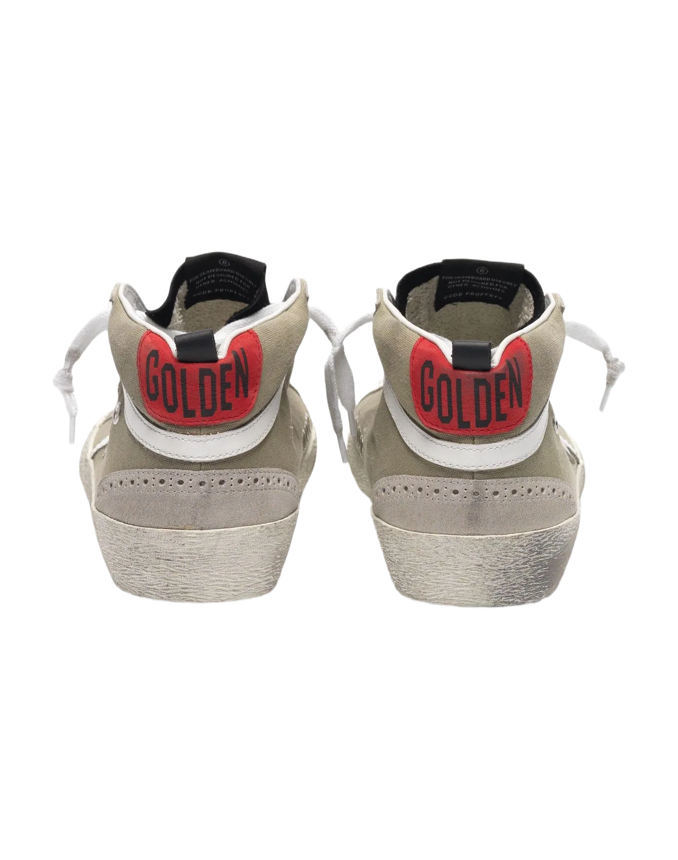 Men | Mid Star Sneakers Sage Canvas-White Star - Image 2