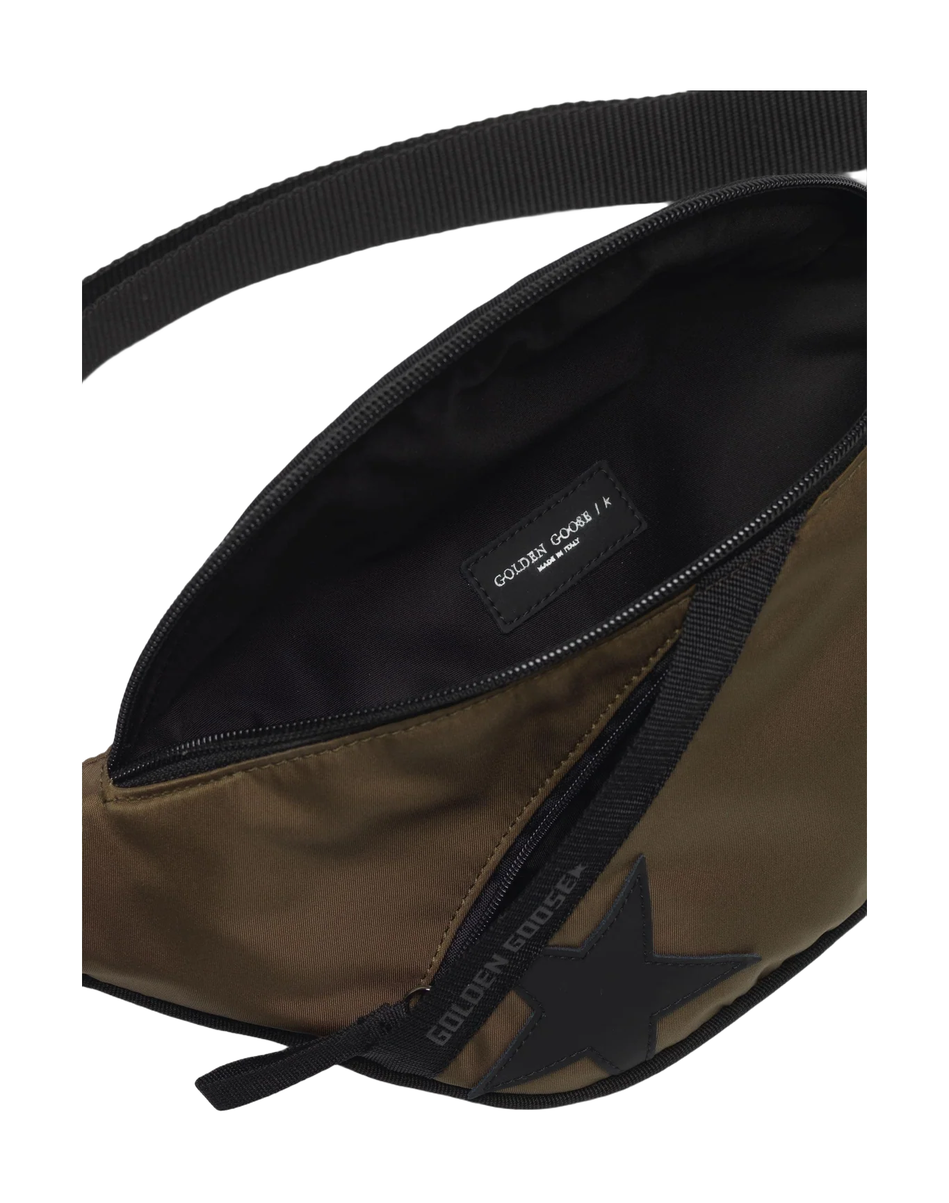 Men | Military Green Nylon Journey Belt Bag - Image 4