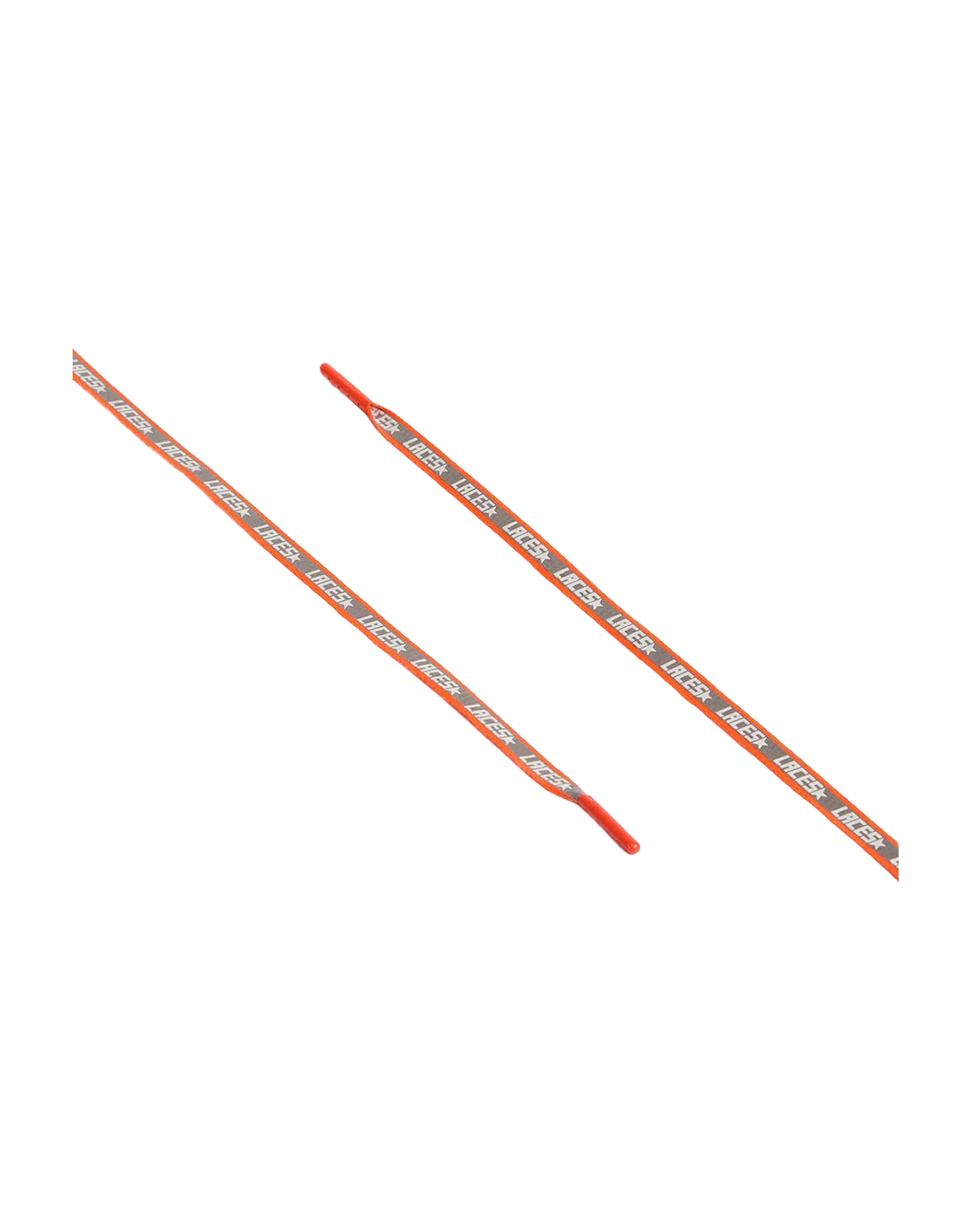 Men | Neon Orange Reflective Laces with Laces Print - Image 2