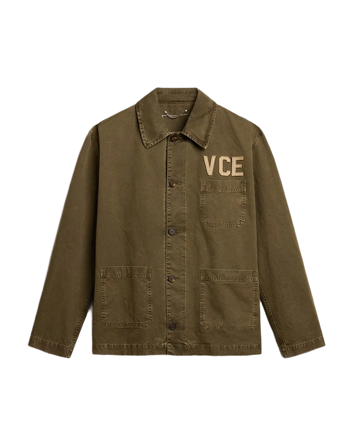 Men | Olive-Colored Cotton Shirt | Kalamata - Image 6
