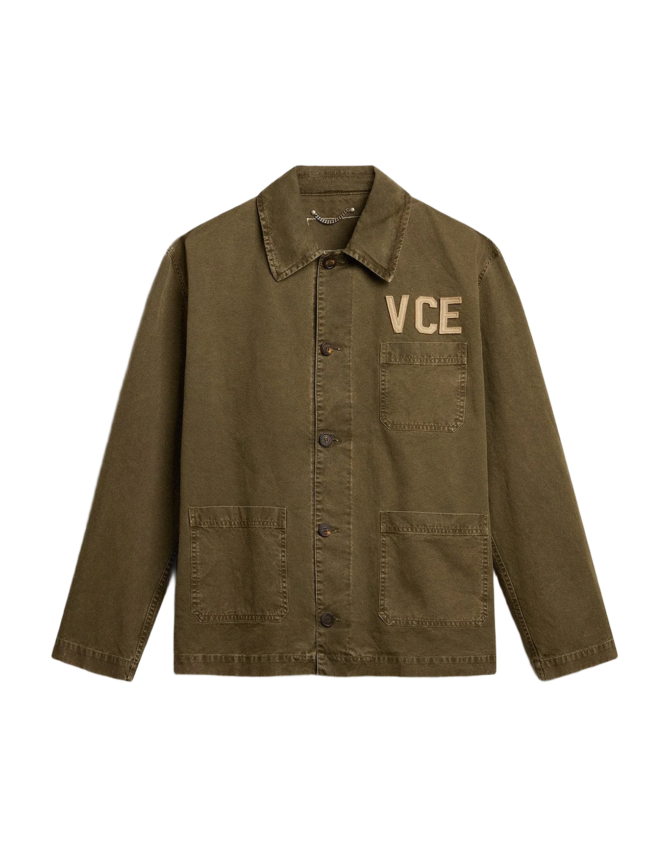Men | Olive-Colored Cotton Shirt | Kalamata - Image 7