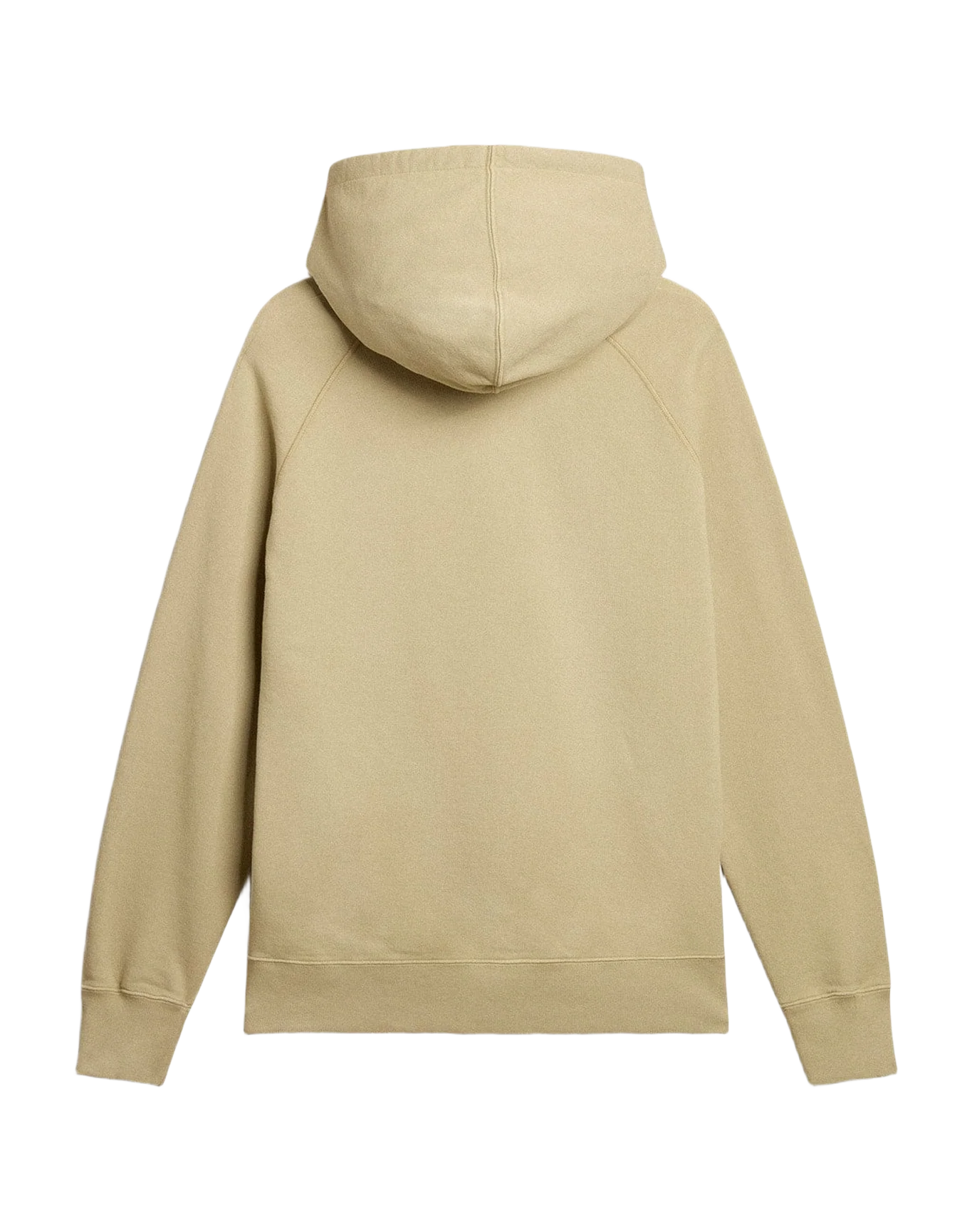 Men | Pale Eucalyptus-Colored Hoodie with Front Pocket | Eucalyptus x Dark Red - Image 2