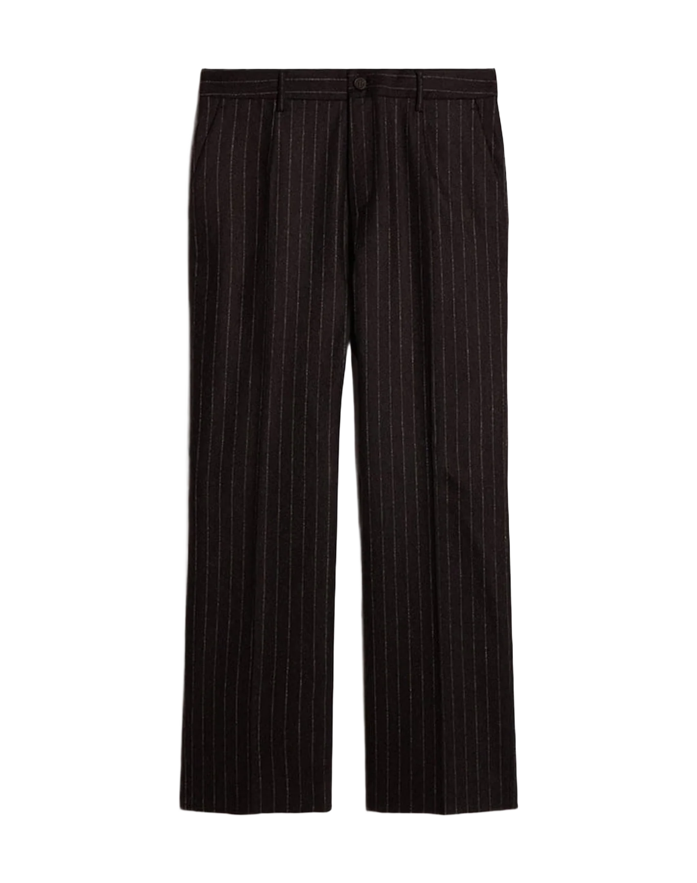 Men | Pants Dark Gray Wool | Melange Dark Grey x Arctic Wolf