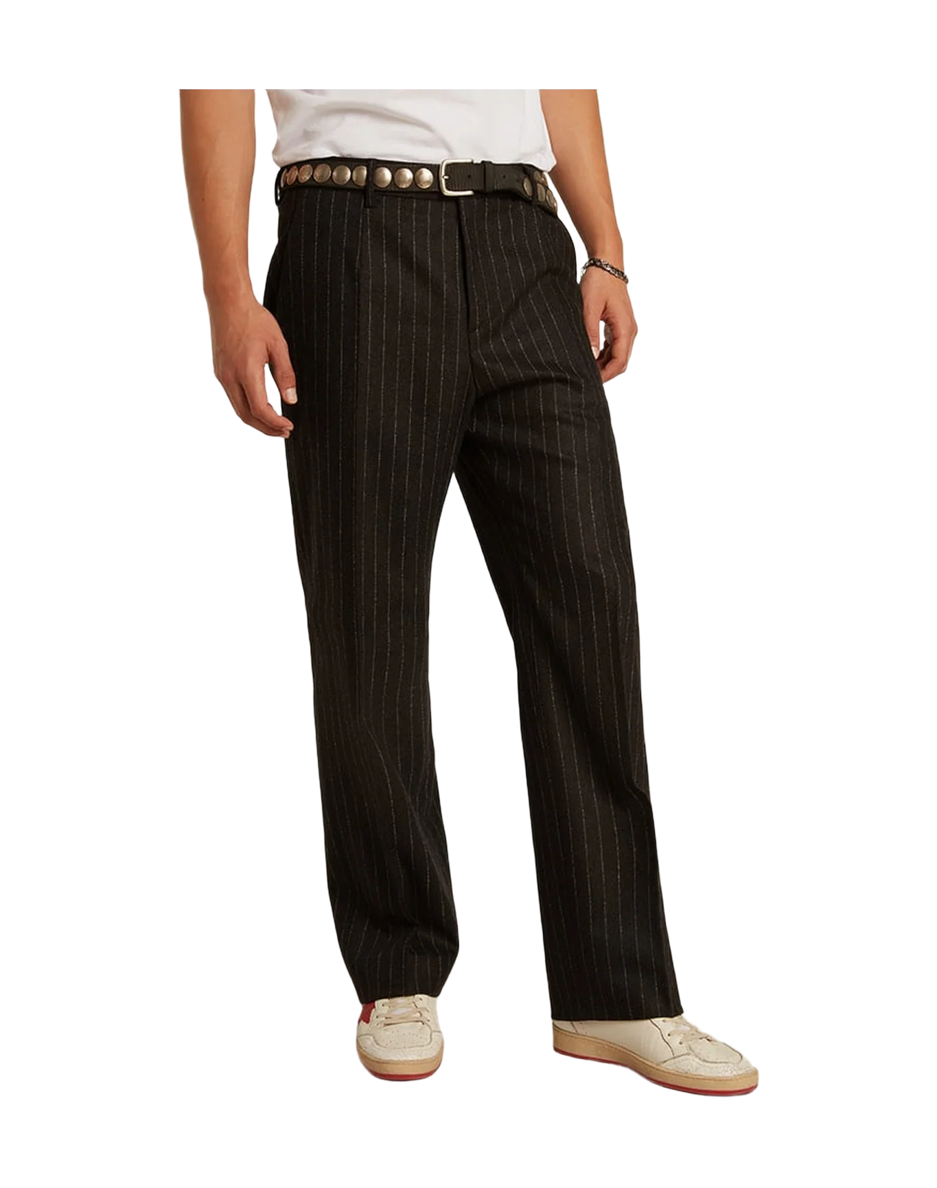 Men | Pants Dark Gray Wool | Melange Dark Grey x Arctic Wolf - Image 3