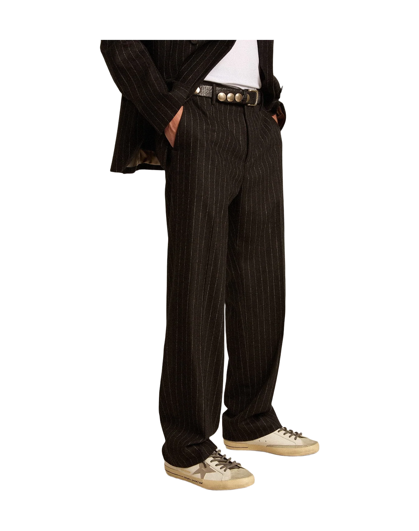 Men | Pants Dark Gray Wool | Melange Dark Grey x Arctic Wolf - Image 6