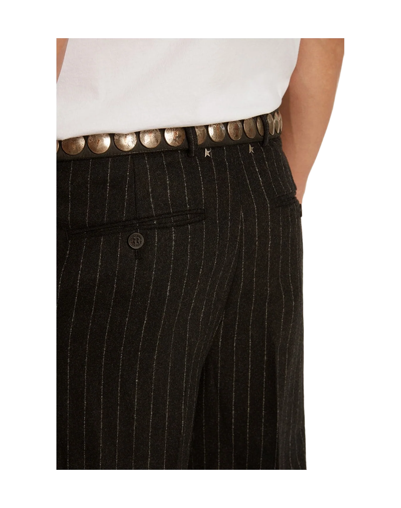 Men | Pants Dark Gray Wool | Melange Dark Grey x Arctic Wolf - Image 9