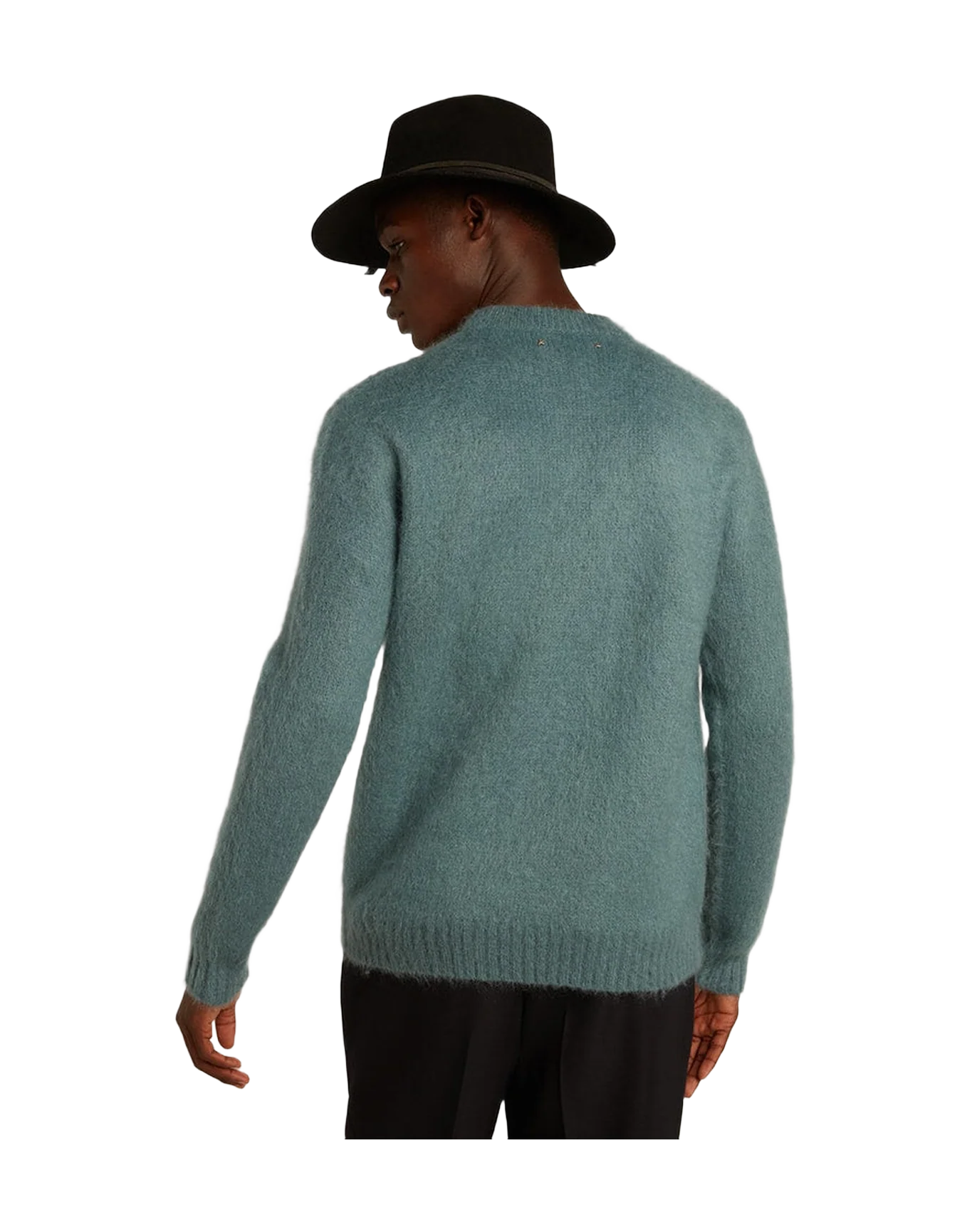 Men | Powder-Blue Mohair Sweater | Spring Lake - Image 10