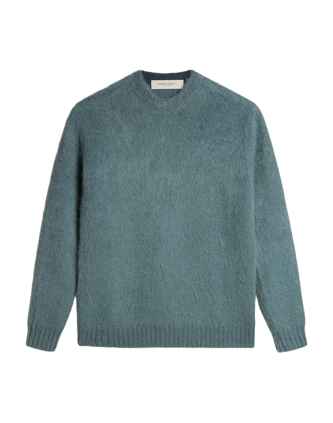 Men | Powder-Blue Mohair Sweater | Spring Lake - Image 5