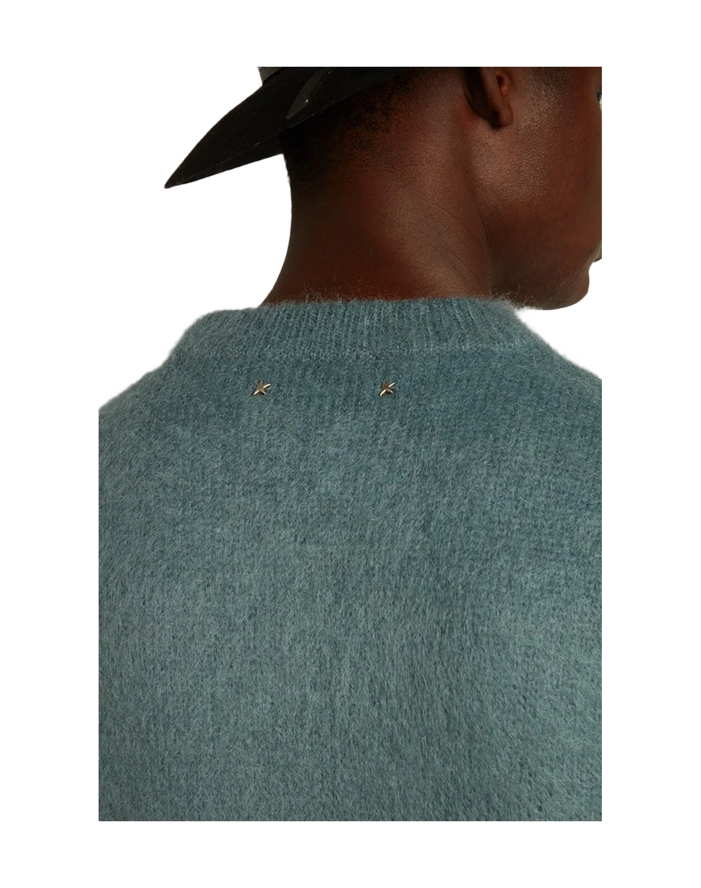 Men | Powder-Blue Mohair Sweater | Spring Lake - Image 6
