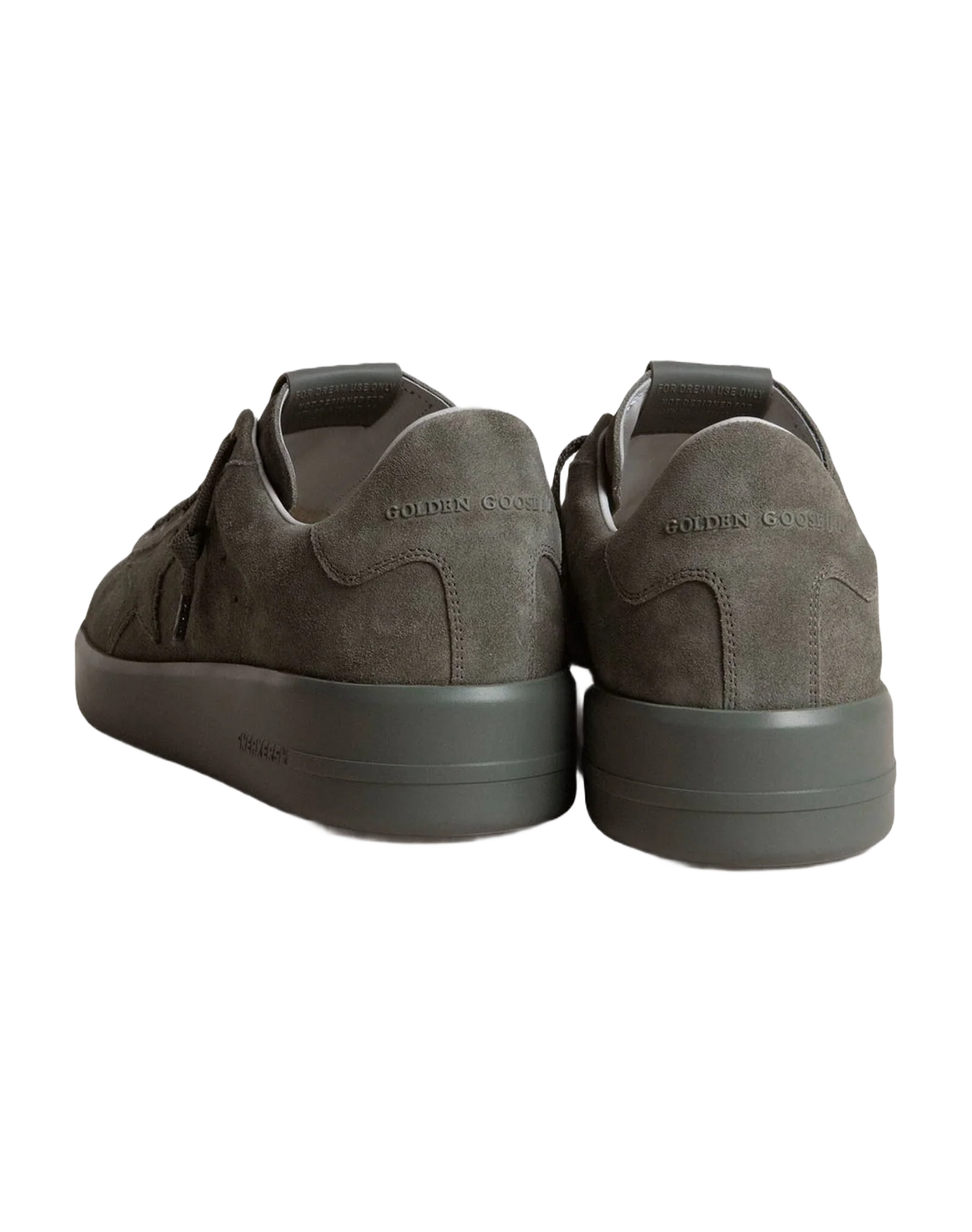 Men | Pure Star Mouse Grey Suede | Military Green