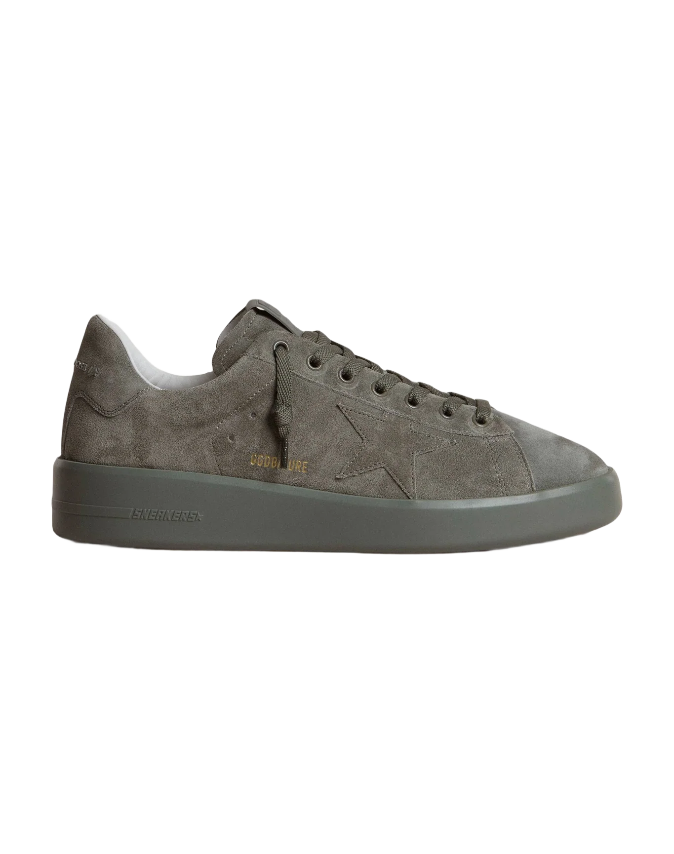Men | Pure Star Mouse Grey Suede | Military Green - Image 2